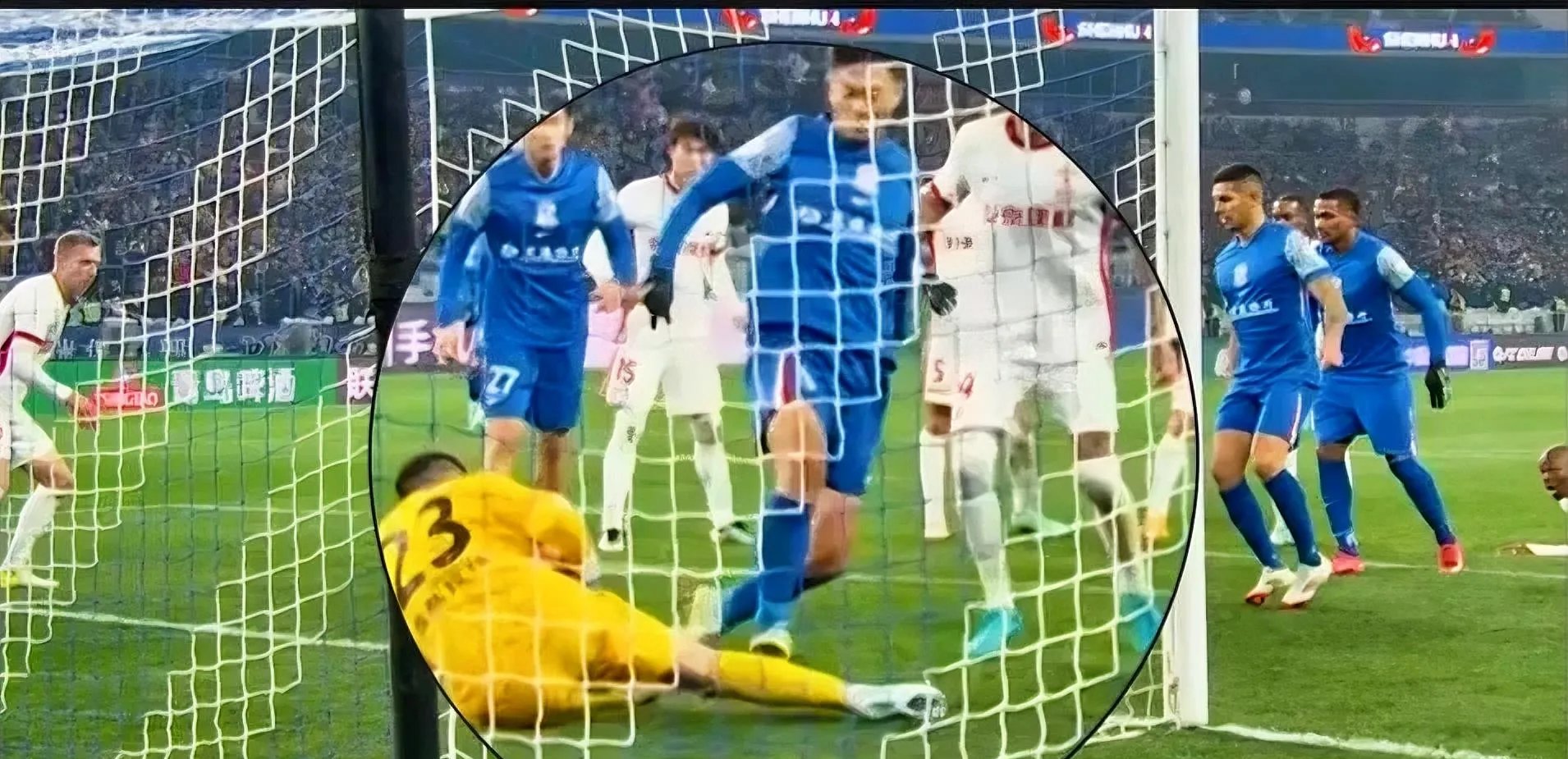 关于在广州队赛场上演中超，逆转，引发教练席炸锅的信息