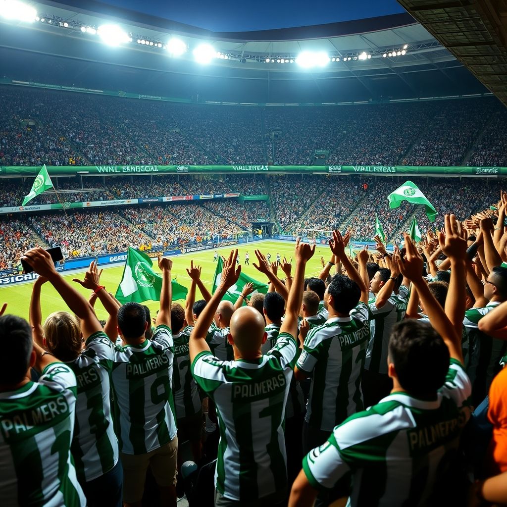 爱游戏在线登录-帕尔梅拉斯球迷现场助威，激发球队夺冠斗志